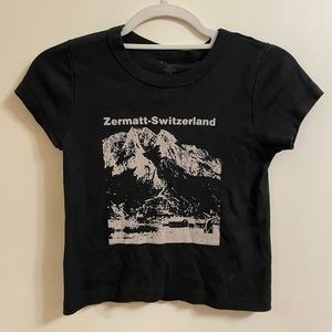 Black Brandy Melville crop top